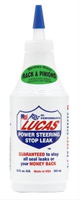 Lucas Power Steering Stop Leak 10008 Leak, 12 Oz.Bottles, Case Of 12