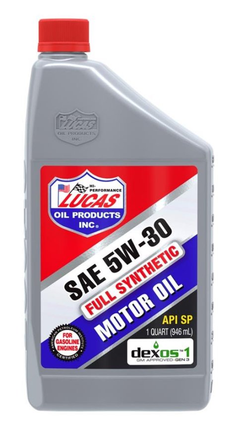 5w30 Lucas High Performance Synthetic Oil 10049 Engine Oil, Synthetic, 5W30, One qt., Set of 6