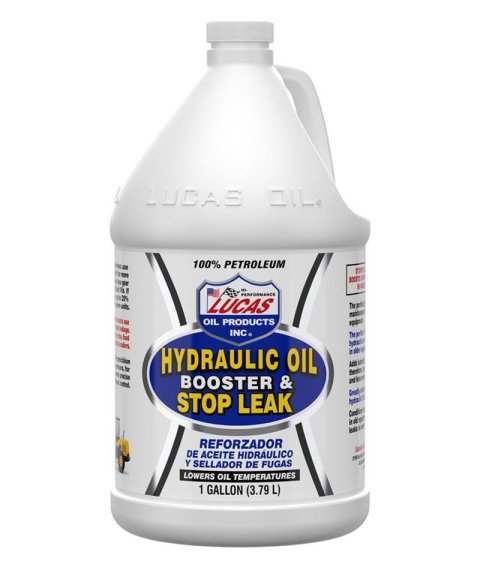 Lucas Hydraulic Oil Booster & Stop Leak 10018 and Leak, One Gallon, Set of 4