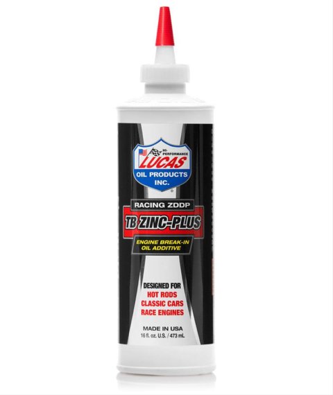 Lucas Engine Break-In Oil Additive 10063 Motor Additive, ZDDP, Break-In, 16 oz., Set of 12