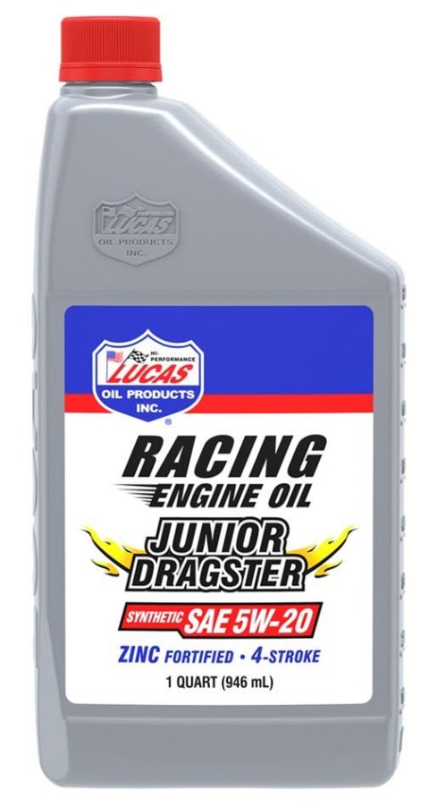 5w20 Lucas Junior Dragster Racing Oil 10476 Jr. / Karting SAE 5W-20, 1 Quart, Case of 6