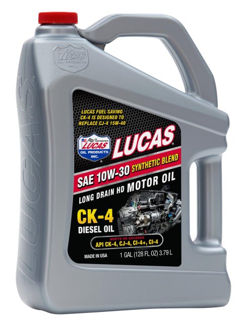 10w30 Lucas CK-4 Heavy-Duty Diesel Motor Oil 10282 Engine Oil, CK-4, Synthetic, 10W30, 1 gallon, Set of 4