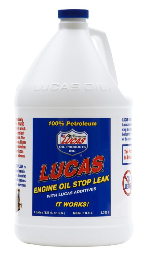 Lucas Engine Oil Stop Leak 10279 Motor Additive, Leak, 1 Gallon, Set of 4
