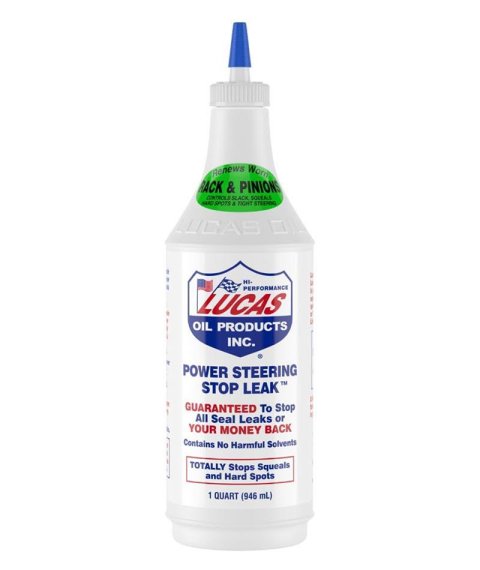 Lucas Power Steering Stop Leak 10011 Fluid Additive, Leak, 1 qt., Set of 12