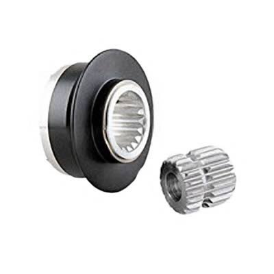 Grant Quick-Release Hubs 3002 Steering Wheel Quick-Disconnect, Pinless, Aluminum, Black, for Wheels, 40-Spline Ford, Each