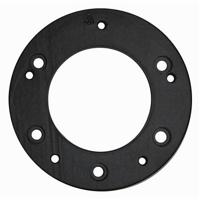 Grant Steering Wheel Adapters 4008 Installation Kit Adapter, 5-Bolt to 6-Bolt Momo Installation Kit, Aluminum, Black, Each