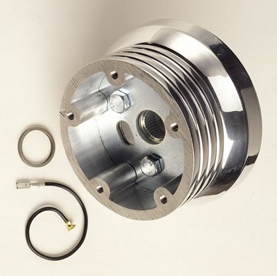 Grant Billet Style Installation Kits 5196-1 Steering Wheel Kit, 5-Bolt Mount, Polished, Aluminum, AMC, GM, Mopar, Jeep, Kit
