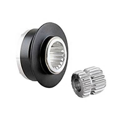 Grant Quick-Release Hubs 3003 Steering Wheel Quick-Disconnect, Pinless, Aluminum, Black, for Wheels, Weld-On 5/8 in. Shaft, Each