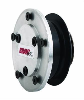 Grant Quick-Release Hubs for 1984-2004 MUSTANG - 3025 Hub, Quick Release, Pinless, Aluminum, Natural, 5/8 in. DD, 5 Bolt Steering Wheel, Ford, Each