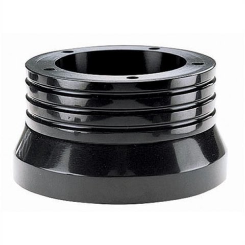 Grant Billet Style Installation Kits 5162 Steering Wheel Kit, 5-Bolt Mount, Black Luster, Aluminum, Chevy, AMC, GMC, Oldsmobile, Kit