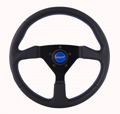 GRT Products Steering Wheels 626 Performance Wheel 13.75" Wrapped w/Blue Stitching & Center Cap