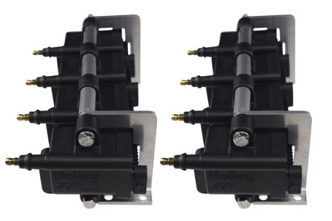 ICT Billet Remote Mount Ignition Coil Relocation Brackets 551588 Brackets, LS Mount, Holley Smart 556-112, AMP EFI IGN-1A, LSX, LS1, LS3, Swap, Kit