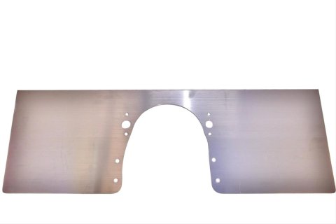 ICT Billet Front Motor Plates 551801 Plate, Aluminum, Natural, Front-Mount, Chevy, Big Block, Each