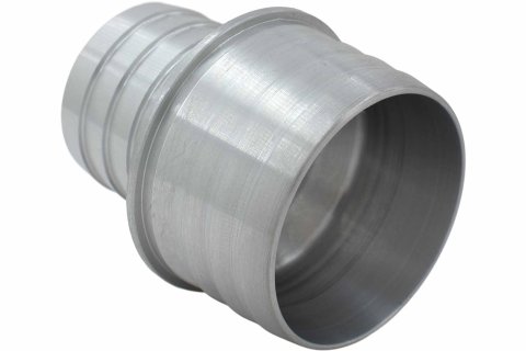 ICT Billet Hose Barb Fittings AN627-28-20A Fitting, Reducer, to Barb, Straight, Aluminum, Natural, 1 1/4 in. Barb, 1 3/4 in. Barb, Each