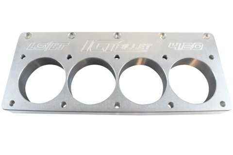 ICT Billet Engine Block Torque Plates 551335 Plates, 1.65 in. Thick, Aluminum, Natural, 4.200 in. Cylinder Bore Diameter, Chevy, Small LS, Small Gen V, Each