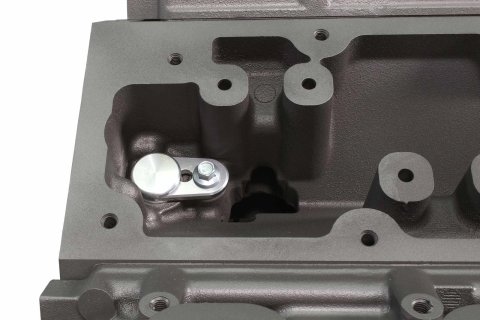 ICT Billet Direct Injection Fuel Pump Lifter Delete Plugs 551965-PLUG Plug Fitting, Plug, Flanged Hex Head, Bolt-on, Aluminum, Natural, Chevy, 5.3L/6.2L Small Block Gen V, Each