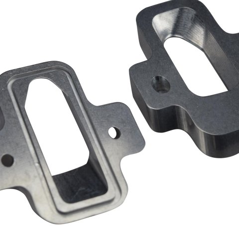ICT Billet Intake Manifold Adapters 551316 Adapter, Manifold, Aluminum, Natural, Chevy, LS Small Block, Kit