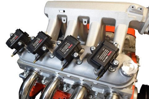 ICT Billet Ignition Coil Brackets 551773 Brackets, Aluminum, Fits Holley Smart Coils 556-112 and AMP EFI IGN-1A Coils Only, GM, LS Engines, Kit