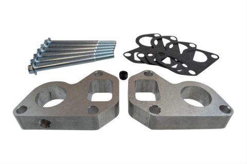 ICT Billet Water Pump Spacer Kits 551690-71 Spacers, 0.700 in. Thickness, Aluminum, Natural, Chevy, 4.8L, 5.3L, 6.0L, Kit