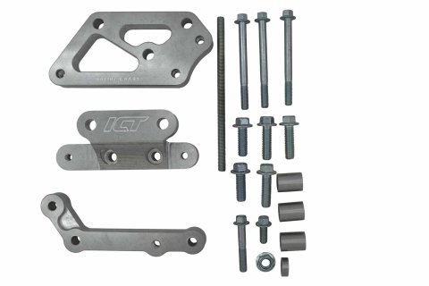 ICT Billet Air Conditioner Brackets 551197-LSA01 LSA Camaro - AC Compressor Bracket Factory Replacement for LSA ZL1 Camaro LS3 L99