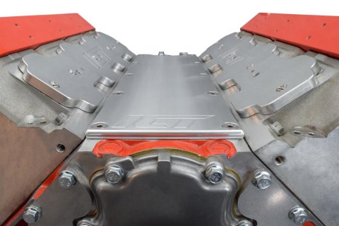 ICT Billet LS Lifter Valley Covers 551629 Cover, Aluminum, Natural, 0.250 in. Thick, Chevy, Each