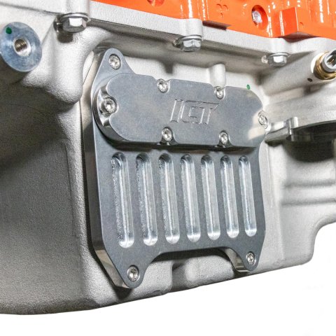 ICT Billet Oil Cooler Block-Off Plates BLP-LT01-01 Block Off Plate Camaro LT1 LT4 Block Off Plate