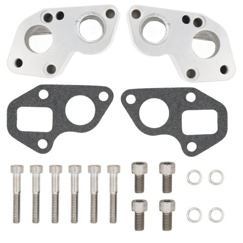 ICT Billet Water Pump, Electric, Port Adapter Flanges 551755-EW-BBC LT Gen V Electric Pump Plates (Converts BBC Pump to LT Gen V Engine)