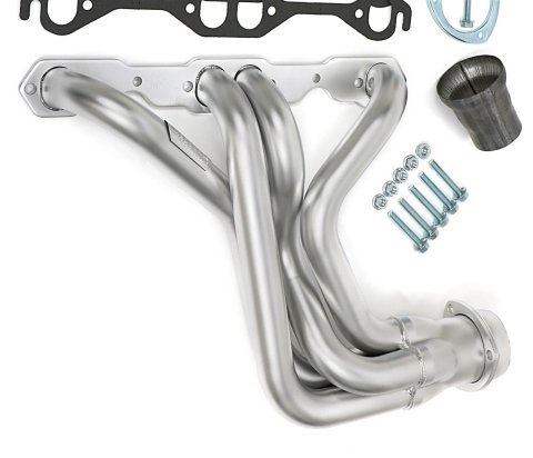 Hedman Elite Extreme-Duty Headers 69830 Headers, Extreme-Duty, Long Tube, Steel, Silver Ceramic Coated, Chevy, GMC, Pair