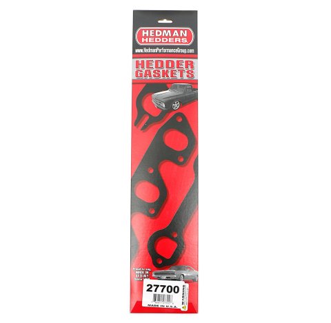 Hedman Header Gaskets 27700 Exhaust Gaskets, Header, High-Temperature, Stock Port, Ford, 289/302/351W, Pair