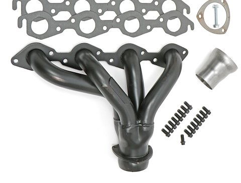 Hedman Traditional Block Hugger Headers for 1923-1954 STREET ROD - 68370 Headers, Traditional, Hugger, Steel, Temporary Paint, Chevy, Big Block, Pair