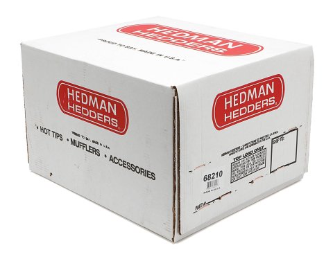 Hedman Street Headers for 1965-1974 CORVETTE - 68210 Headers, Street, Long Tube, Side Mount, Steel, Temporary Paint, Chevy, 396, 427, 454, Pair