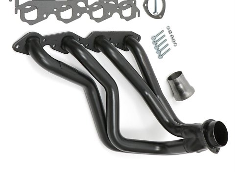 Hedman Street Headers for 1958-1964 BEL AIR, IMPALA, 1958-1962 BISCAYNE - 68180 Headers, Street, Long Tube, Steel, Temporary Paint, Chevy, Big Block, Pair