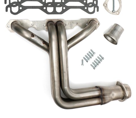 Hedman 304 Stainless Steel Headers for 1963-1982 CORVETTE - 62300 Headers, Long Tube, Steel, Natural, Chevy, Pair