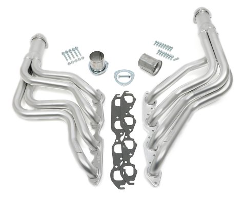 Hedman Elite Extreme-Duty Headers 68198 Headers, Extreme-Duty, Long Tube, Steel, Matte Silver Ceramic Coated, Chevy, Big Block, Pair
