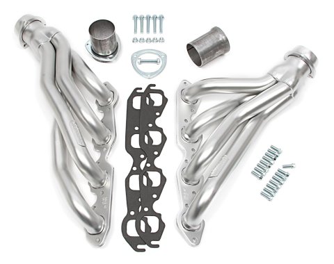 Hedman Elite Extreme-Duty Headers 68618 Headers, Extreme-Duty, Mid-Length, Steel, Silver Ceramic Coated, Chevy, Big Block, Pair