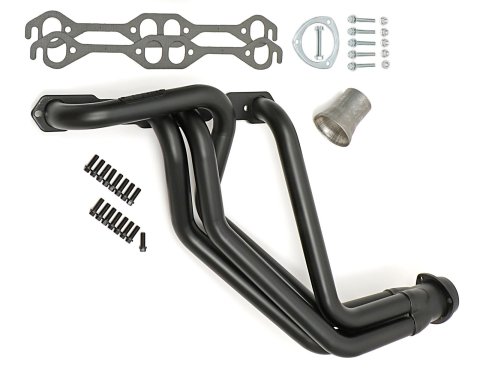 Hedman Elite Extreme-Duty Headers 63890 Headers, Extreme-Duty, Long Tube, Steel, Black Ceramic Coated, Chevy, GMC, 305, 350, 400, Pair