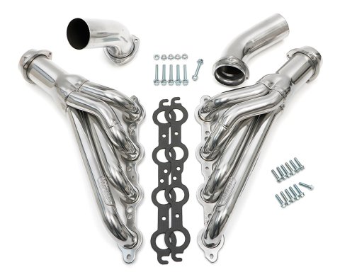 Hedman Hot Rodz Engine Swap Headers 68146 Headers, Swap, Mid-Length, Steel, Silver Ceramic Coated, GM, A Body, Pair