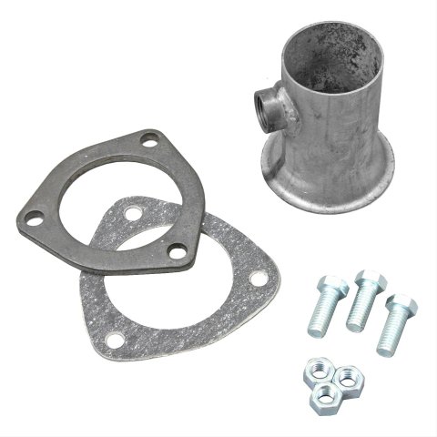 Hedman Oxygen Sensor Reducers with 2 Inch Outlet 21106 Header Reducer, Bung, 3-Bolt Flange, 2.5 in. Inlet, in. Outlet, Steel, Natural, Each