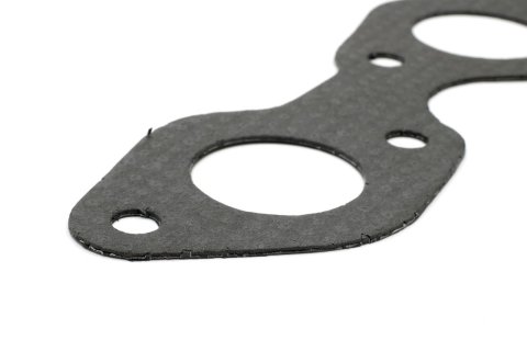 Hedman Header Gaskets for 1999-2004 MUSTANG - 27310 Exhaust Gaskets, Header, Acrylic Bound Paper, White, Stock Port, Ford V6, 3.8L, 232, Pair