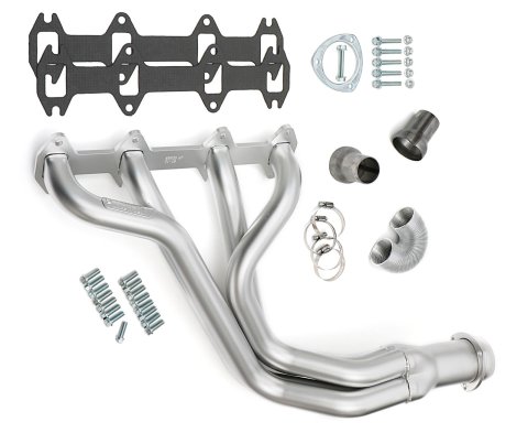 Hedman Elite Extreme-Duty Headers 89830 Headers, Extreme-Duty, Long Tube, Steel, Silver Ceramic Coated, Ford, 360, 390, Pair