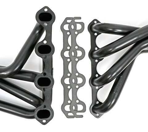 Hedman Street Headers for 1969-1979 F-100, 1975-1979 F-150 - 89150 Headers, Street, Long Tube, Steel, Temporary Paint, Ford, Pair