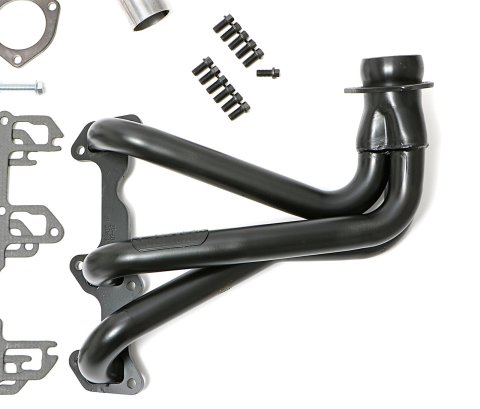 Hedman Street Headers 68410 Headers, Street, Long Tube, Steel, Temporary Paint, Buick, Chevy, Oldsmobile, Pontiac, 3.8L/231, Pair