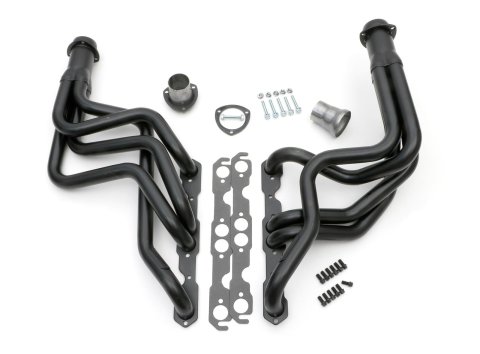 Hedman Street Headers 68290 Headers, Street, Long Tube, Steel, Temporary Paint, Chevy, Small Block, Pair