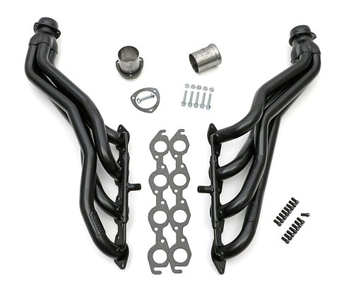 Hedman Street Headers 69451 Headers, Street, Long Tube, Steel, Temporary Paint, Chevy, GMC, 7.4L, Pair