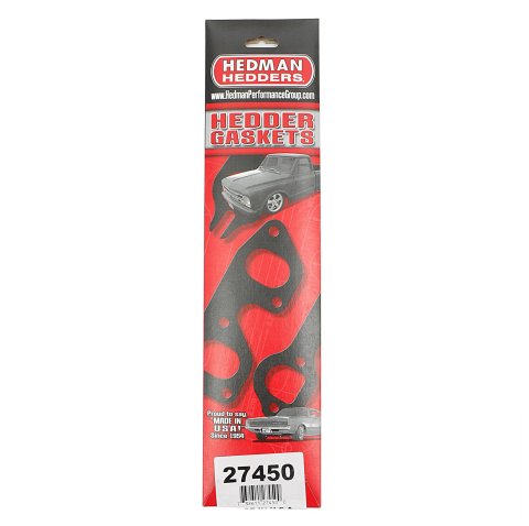 Hedman Header Gaskets 27450 Exhaust Gaskets, Header, Acrylic Bound Paper, Stock Port, Ford, Modular V8, Pair