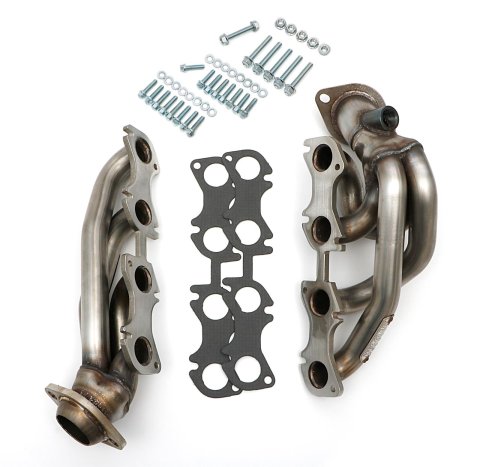 Hedman 304 Stainless Steel Headers 82600 Headers, Shorty, Steel, Natural, Ford, Modular, Pair