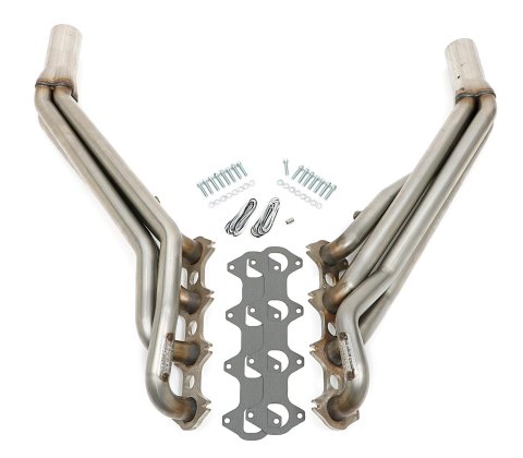 Hedman 304 Stainless Steel Headers 82710 Headers, Long Tube, Steel, Natural, Ford, 4.6L, Pair