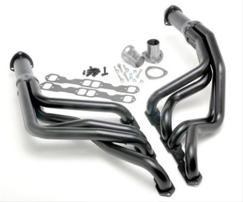 Hedman Elite Extreme-Duty Headers 63618 Headers, Extreme-Duty, Mid-Length, Steel, Black Ceramic Coated, Chevy, Big Block, Pair