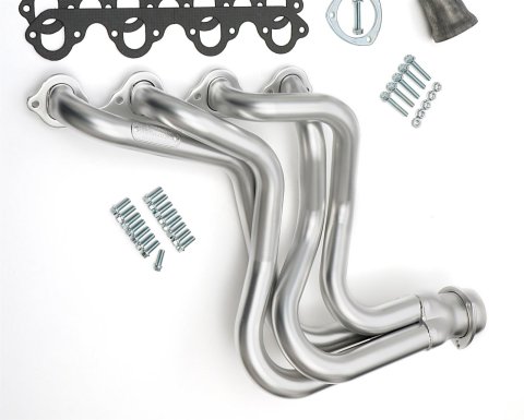 Hedman Elite Extreme-Duty Headers 89348 Headers, Extreme-Duty, Long Tube, Steel, Silver Ceramic Coated, Ford, 460, Pair