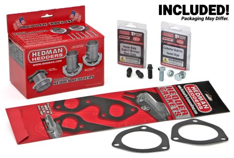 Hedman Street Headers for 1985-1988 PICKUP - 39490 Header, Street, Mid-Length, Steel, Temporary Paint, Toyota, 2.4L, L4, Each